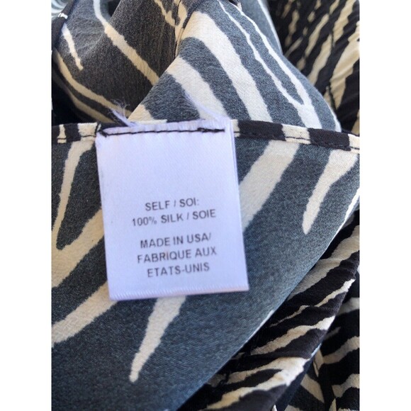 Haute Hippie Tribe Zebra Print Gauze Wide Leg Pant Size M - Picture 9 of 10